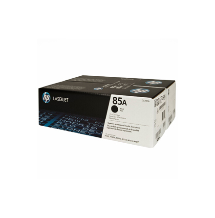 LaserJet 85A black toner, (2) dual-pack