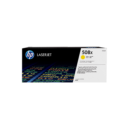 Color LaserJet 508X yellow toner