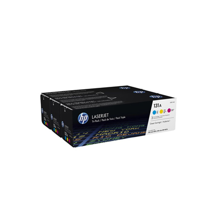 Color LaserJet 131A c/y/m tri-pack