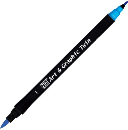 ZIG Art & Graphic Twin cobalt blue