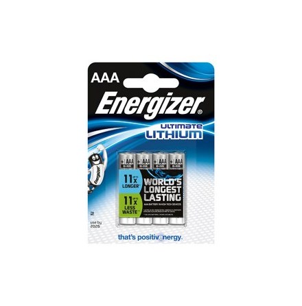 Energizer Ultimate Lithium AAA (4-pack)